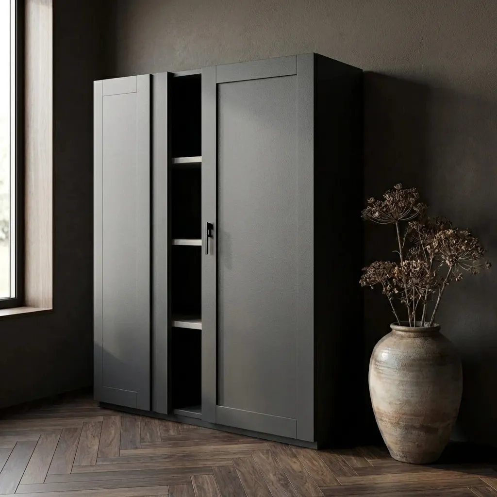 4，MDF Pantry Cabinet