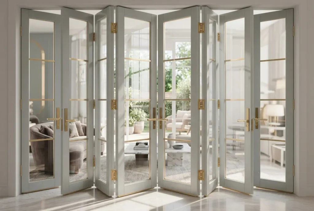 5.Folding Doors in Living or Dining Room
