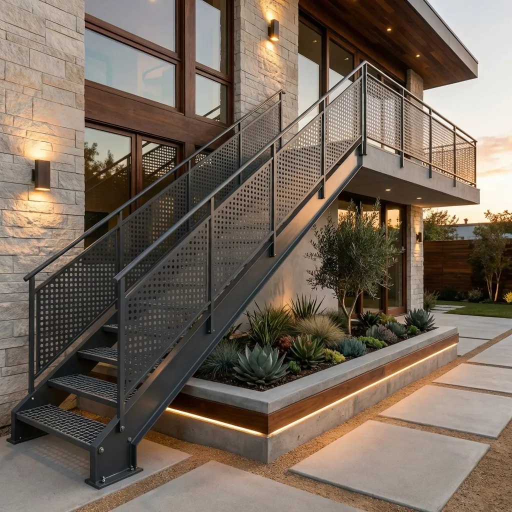 5.Steel Outdoor Staircase