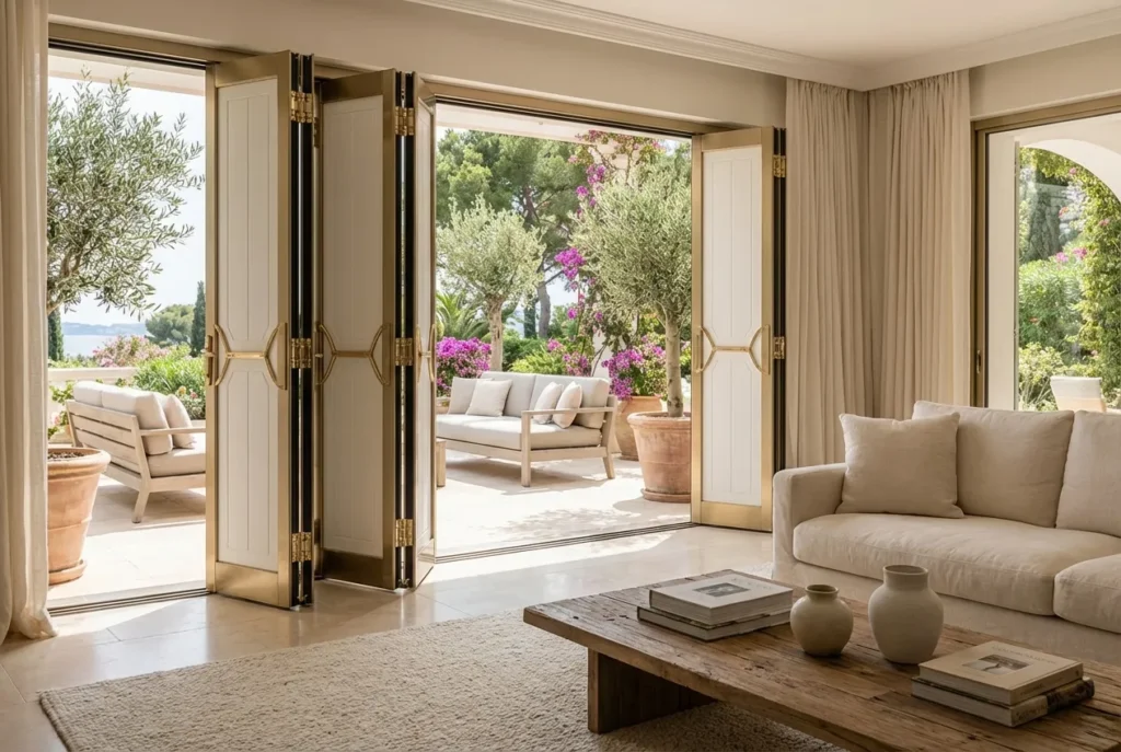 6.Balcony or Patio Folding Doors