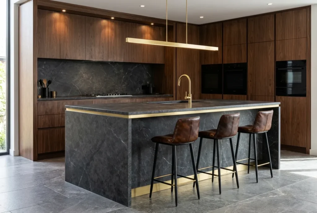 6.Black Kitchen Island