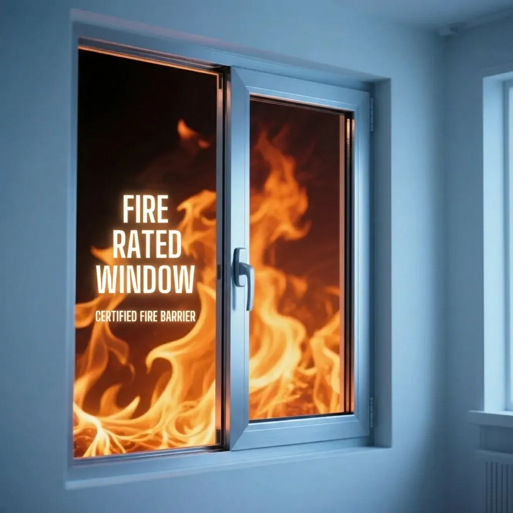 7.Fire Resistant Aluminum Windows