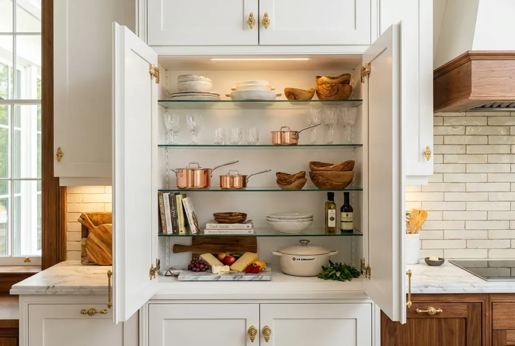 7.White Pantry Cabinet