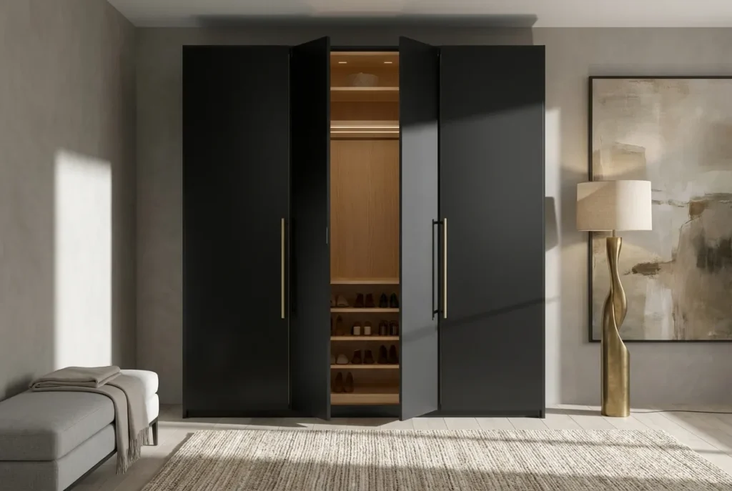 8.Black Shoe Cabinet