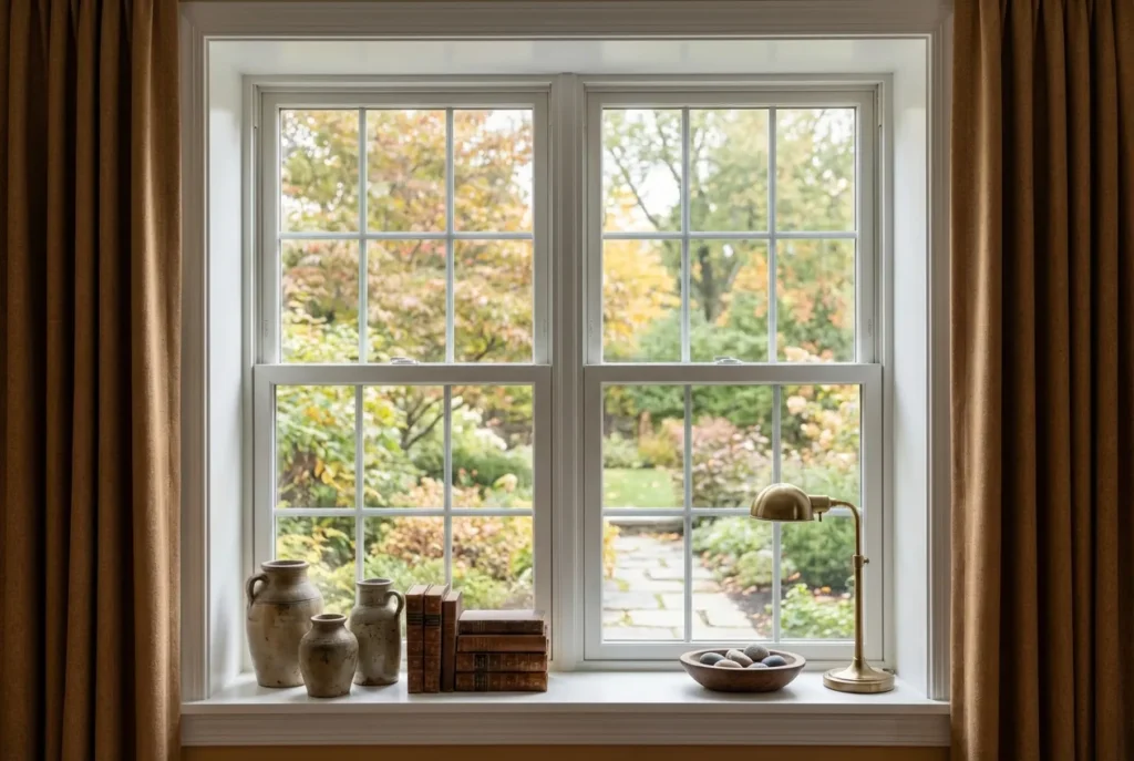 8.Double Hung Window Stained Glass