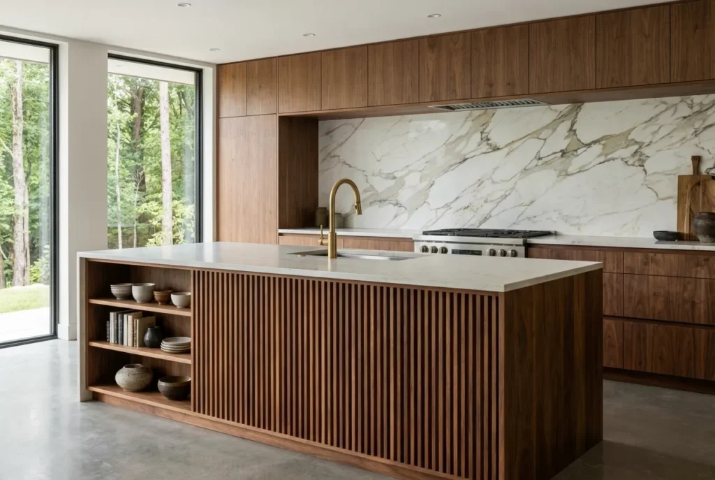 8.Wood Kitchen Island