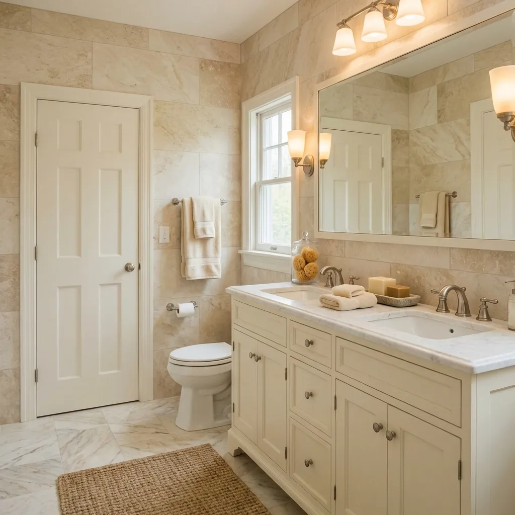 9，Classic Style Bathroom Cabinet
