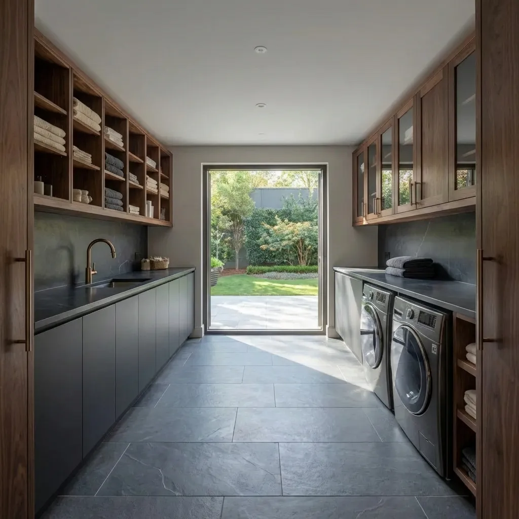 Custom Laundry Room Cabinets