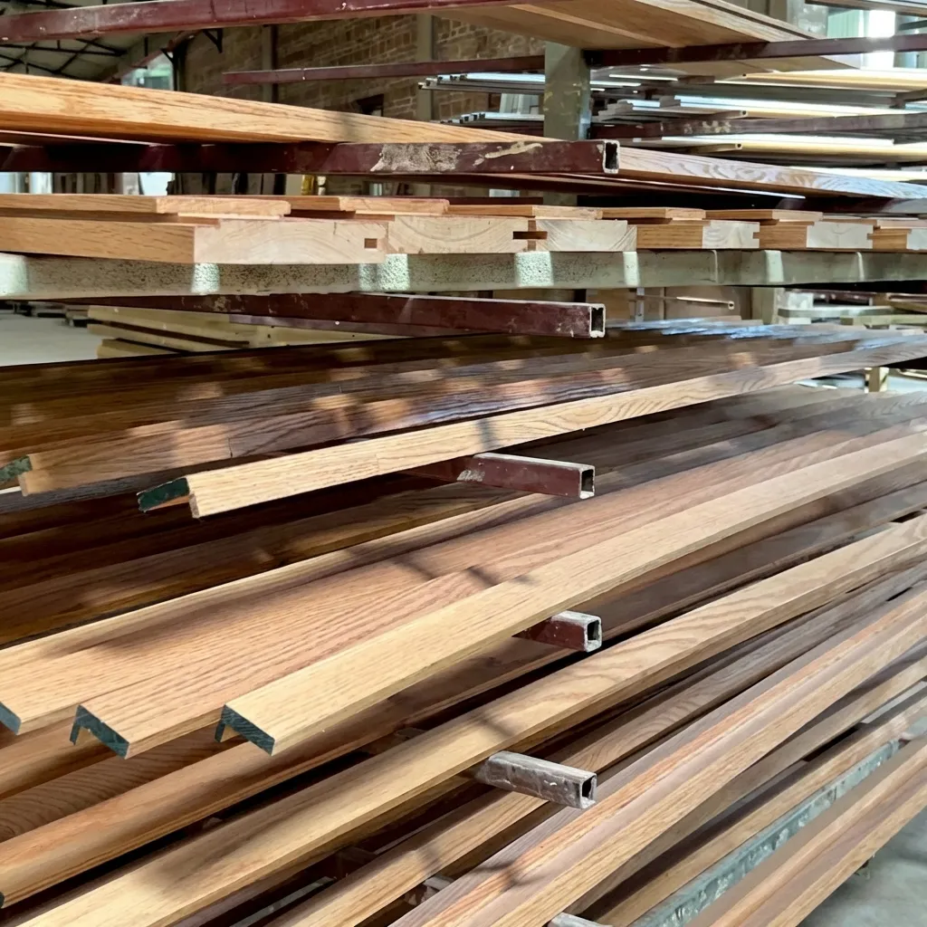 Door and Window Factory Wood Raw Materials