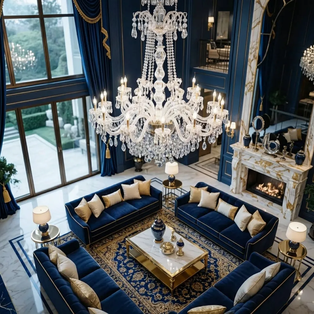 1.Crystal Chandelier