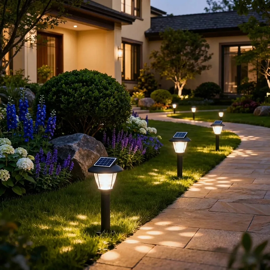1.Solar Outdoor Lights