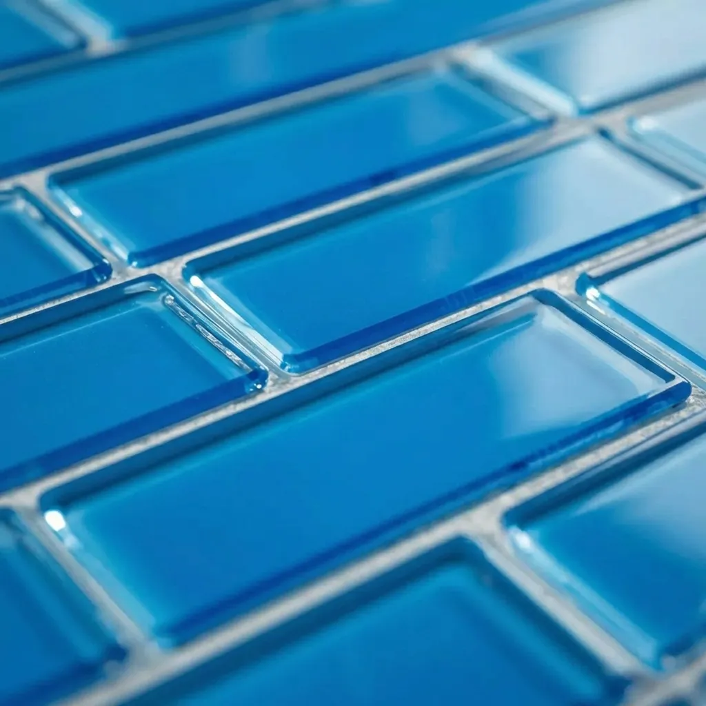 10.Blue Glass Tile