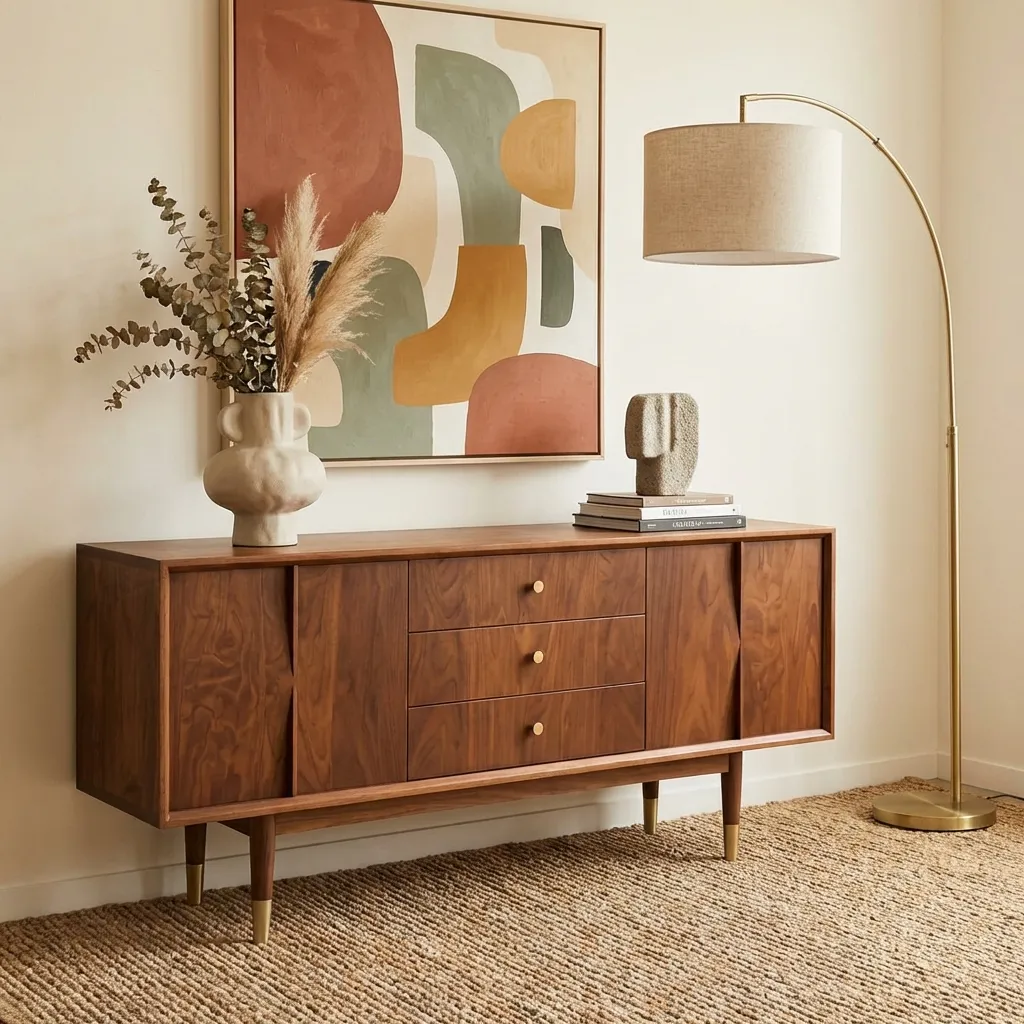 10.Brown Sideboard