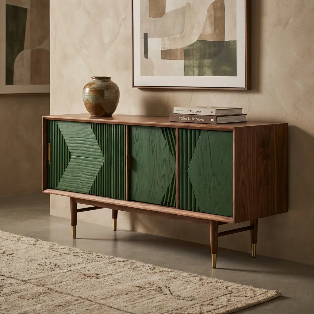 11.Green Sideboard