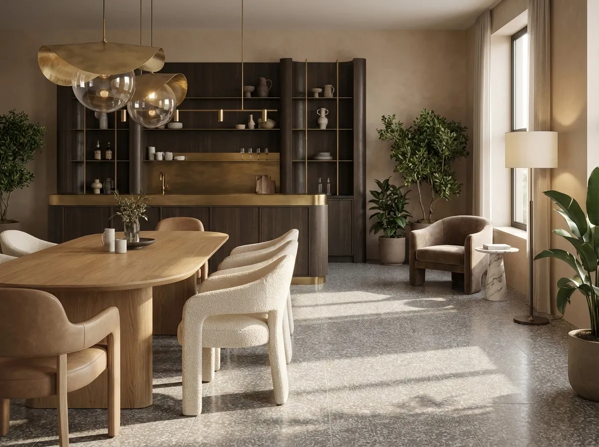 11.Terrazzo Look Gray Tile