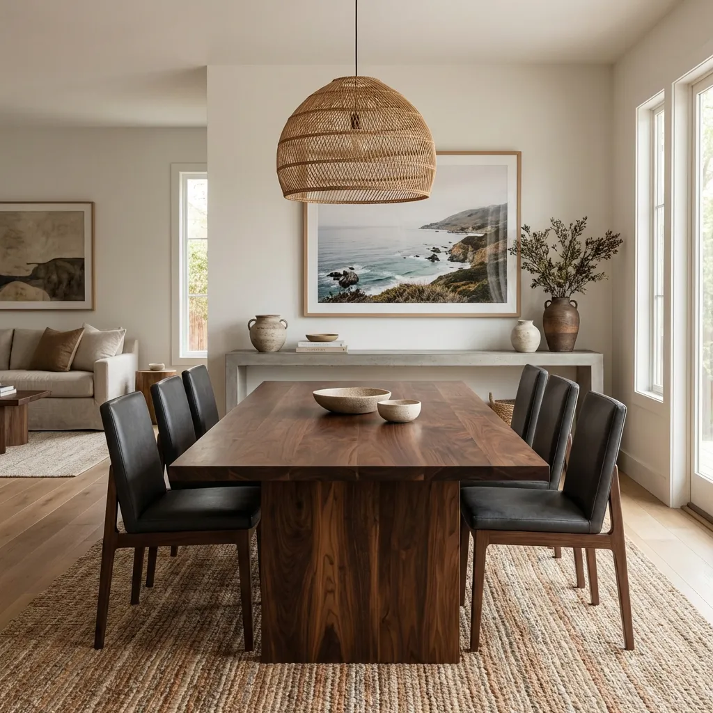 12.Brown Dining Table