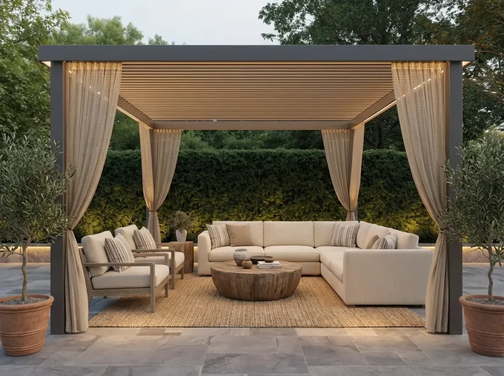 12.Garden Lounges Pergola