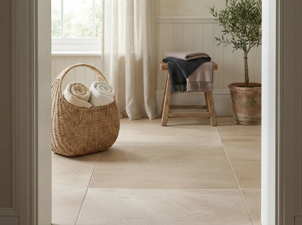 14.Honed Bathroom Tile