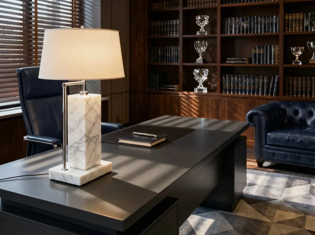 14.Marble Desk Lamp