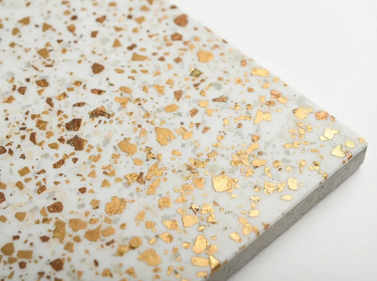 14.Metal Aggregate Terrazzo Tile