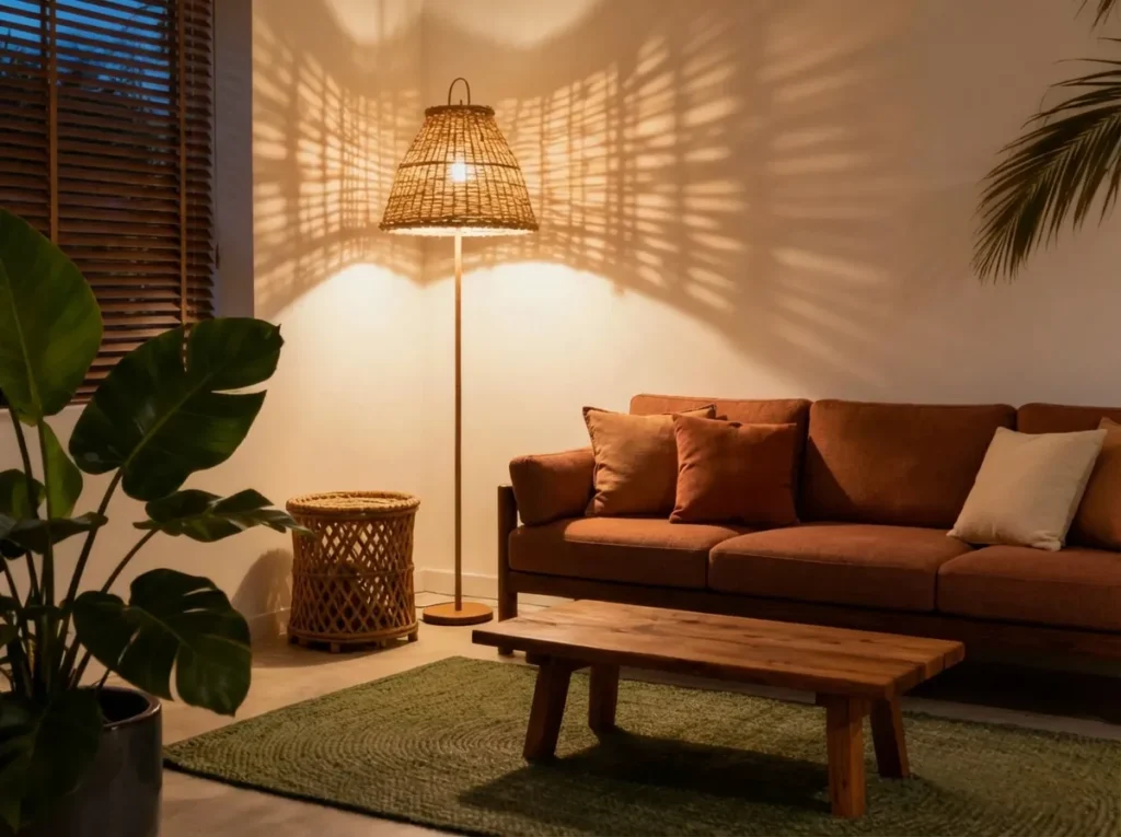 16.Rattan Floor Lamp