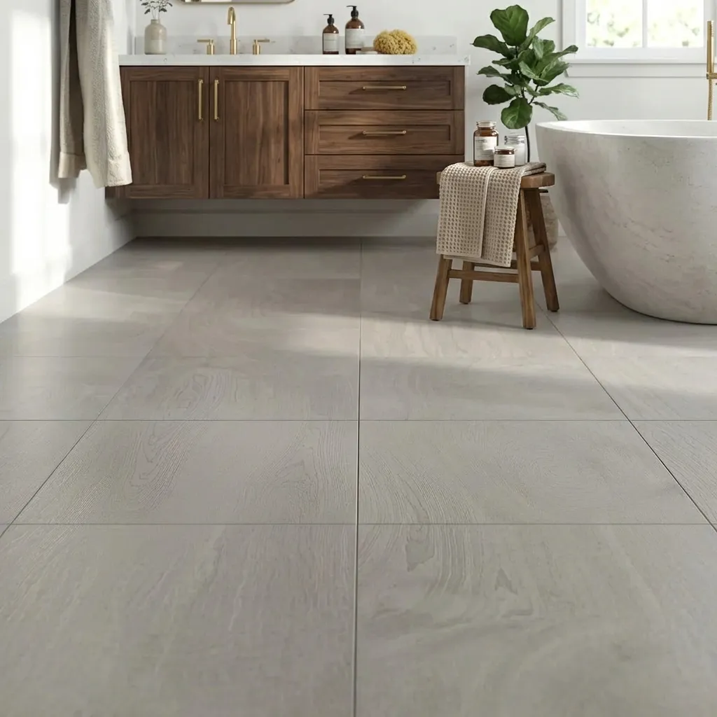 2.Bathroom Floor Tile Photo