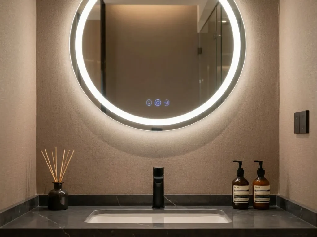 2.LED Bathroom Mirror