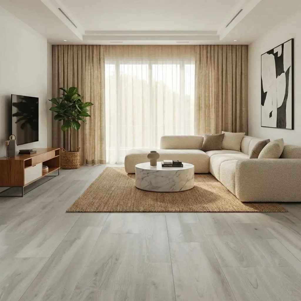 2.Living Room Gray Tile