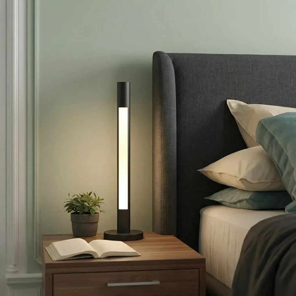 2.Skinny Bedside Table Lamp