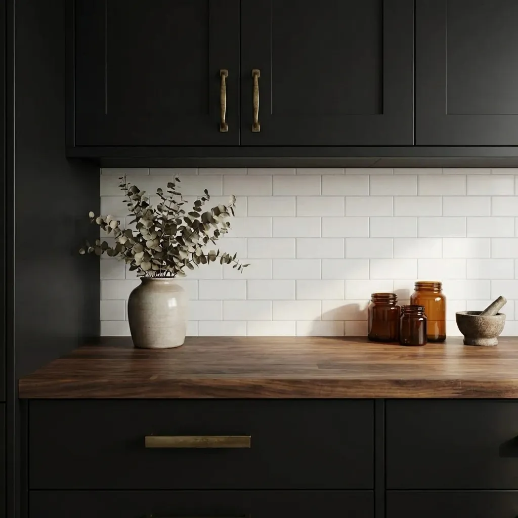 2.White Subway Tile