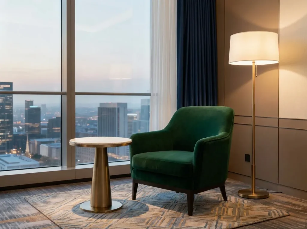 21.Floor Lamp in Hotel Suite