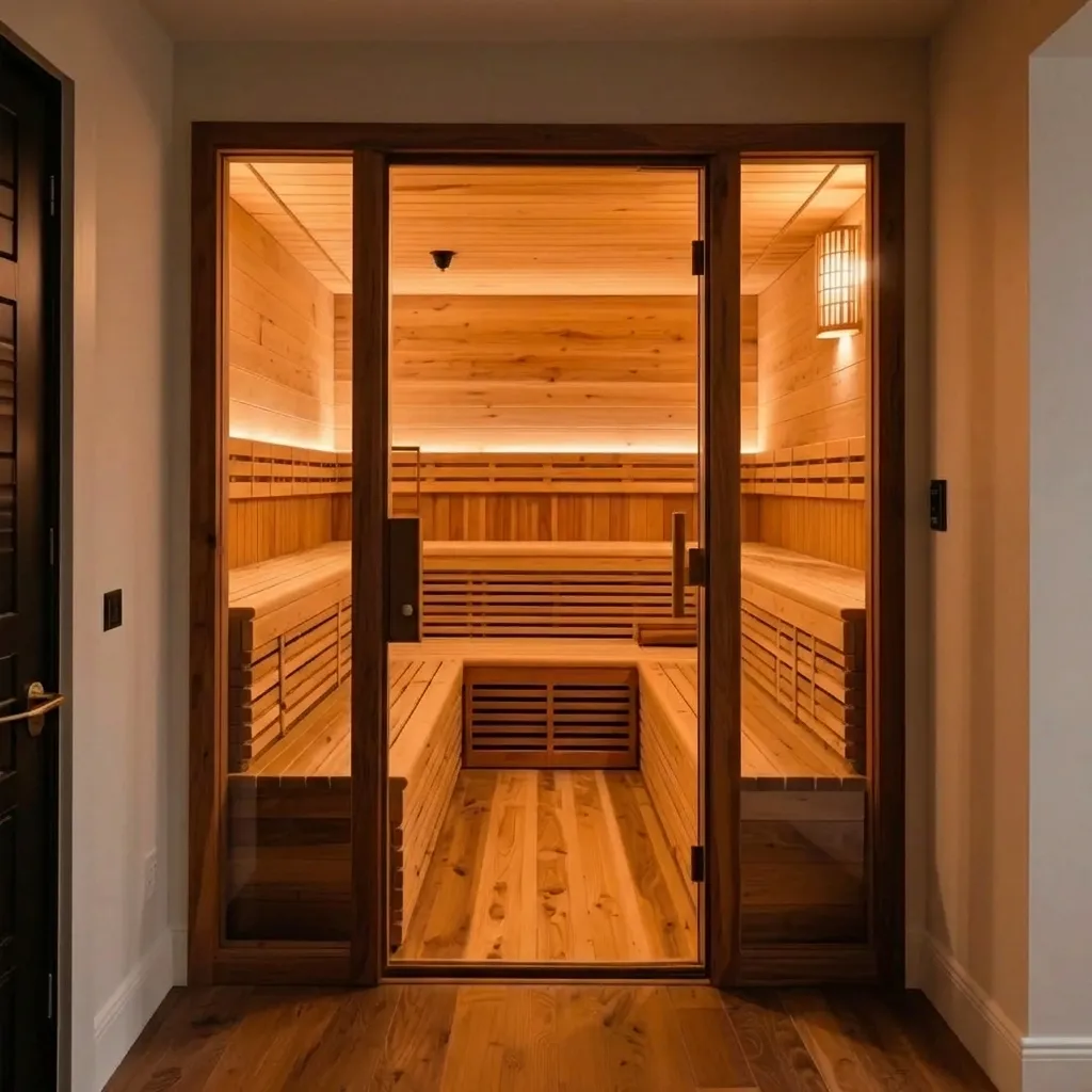 3.Luxury Home Sauna