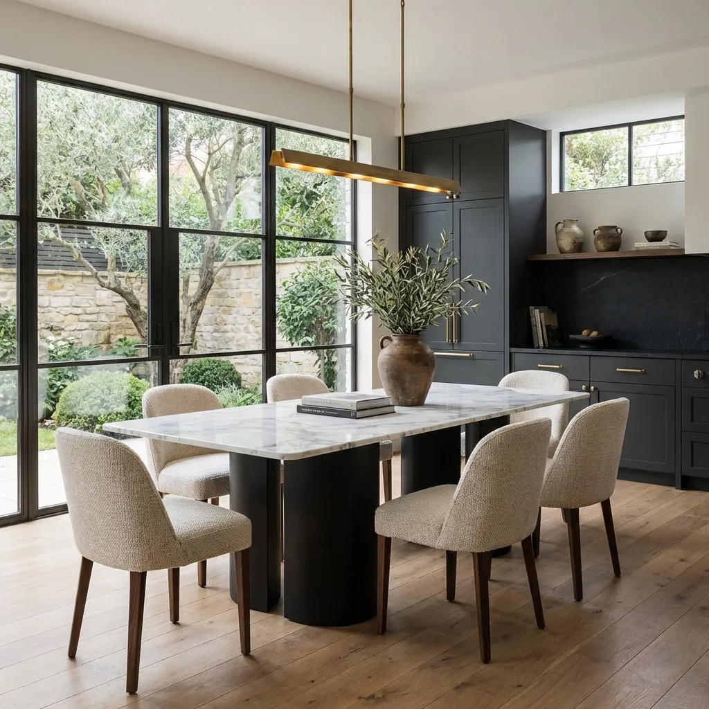 3.Marble Dining Table