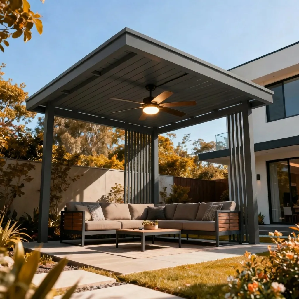 3.Outdoor Ceiling Fans Lamp