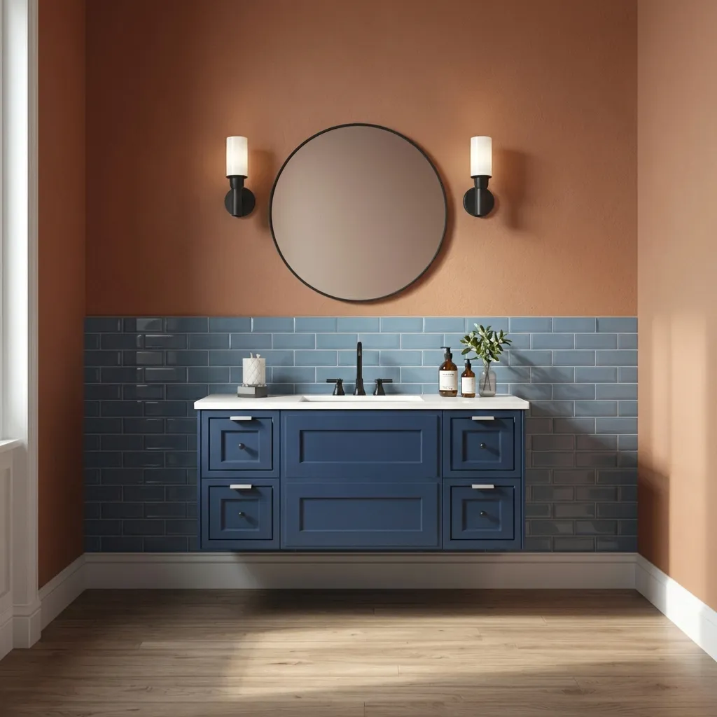 4.Blue Subway Tile