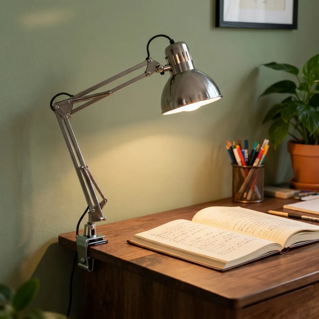 4.Clip on Lamp Desk
