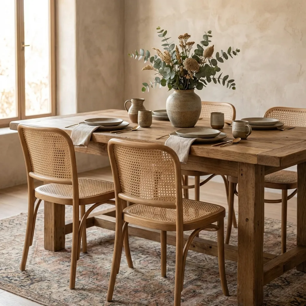 4.Rattan Dining Chair