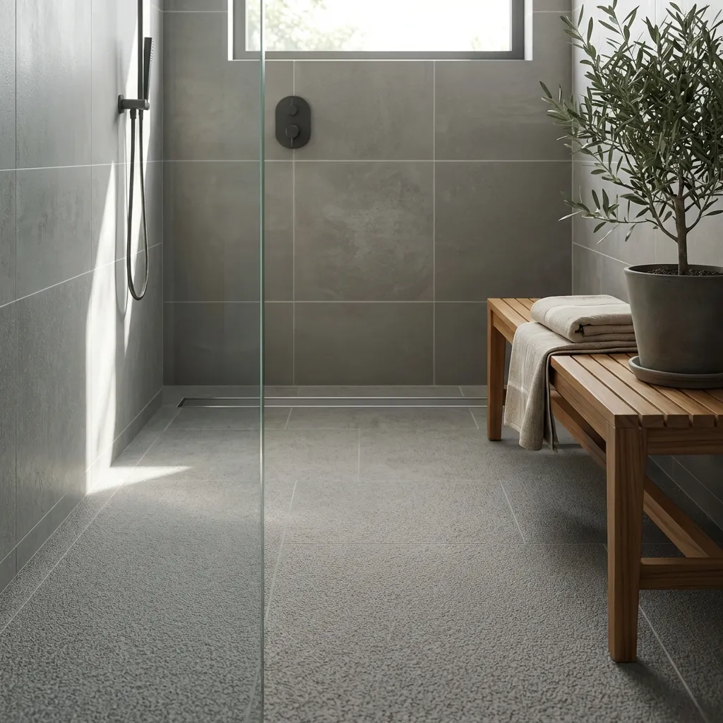 4.Shower Floor Tile Photo