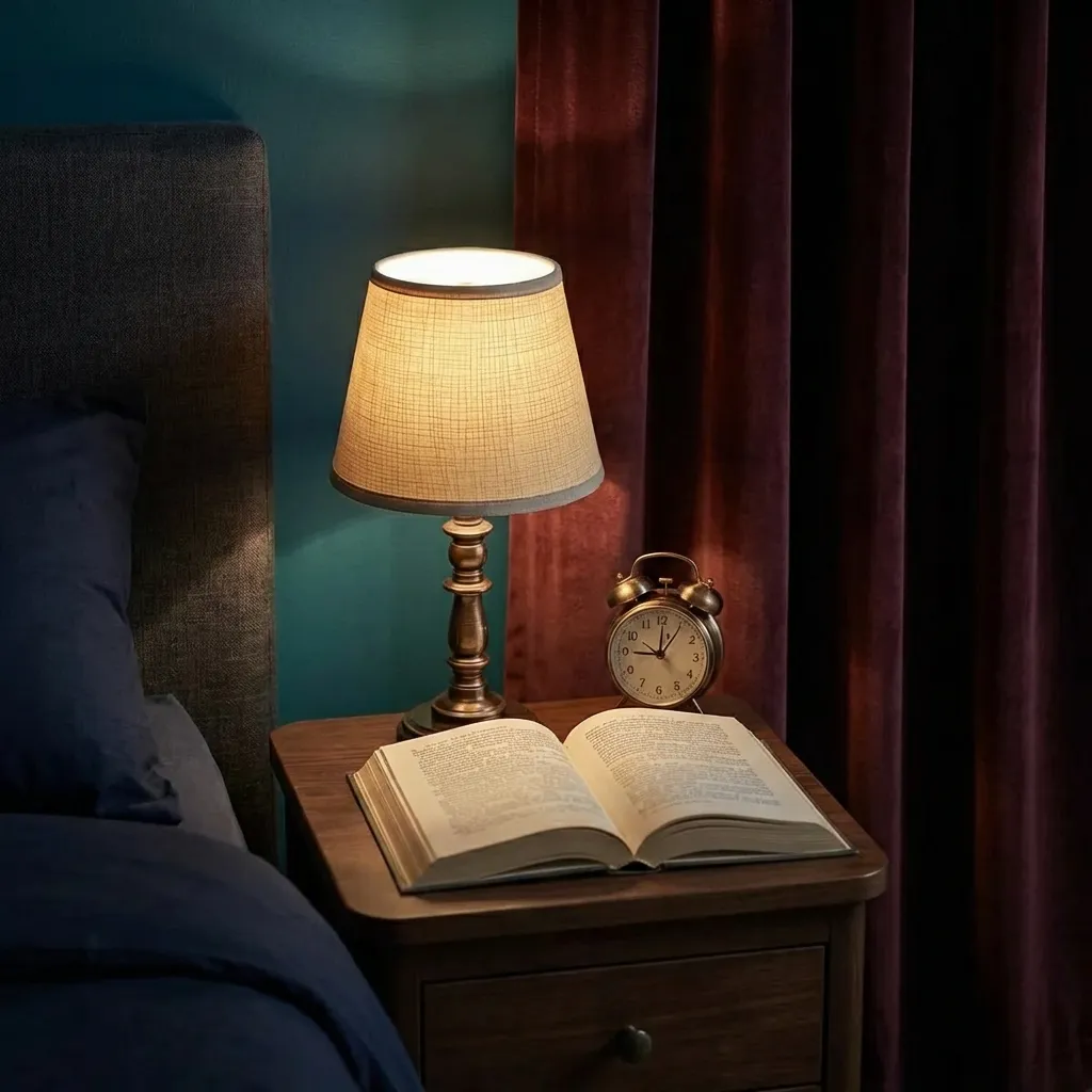 4.Small Bedside Lamp