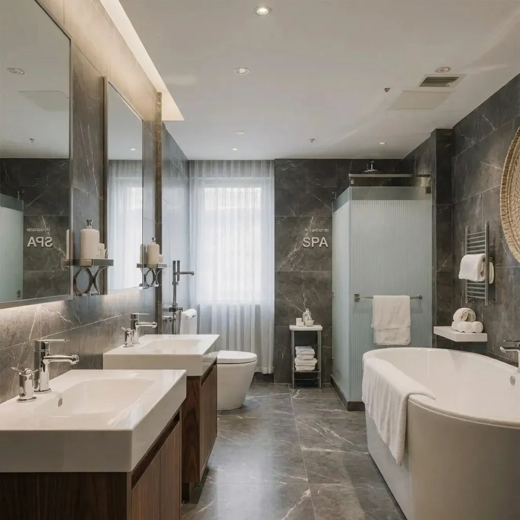 5.Beauty Salon Bathroom Hardware