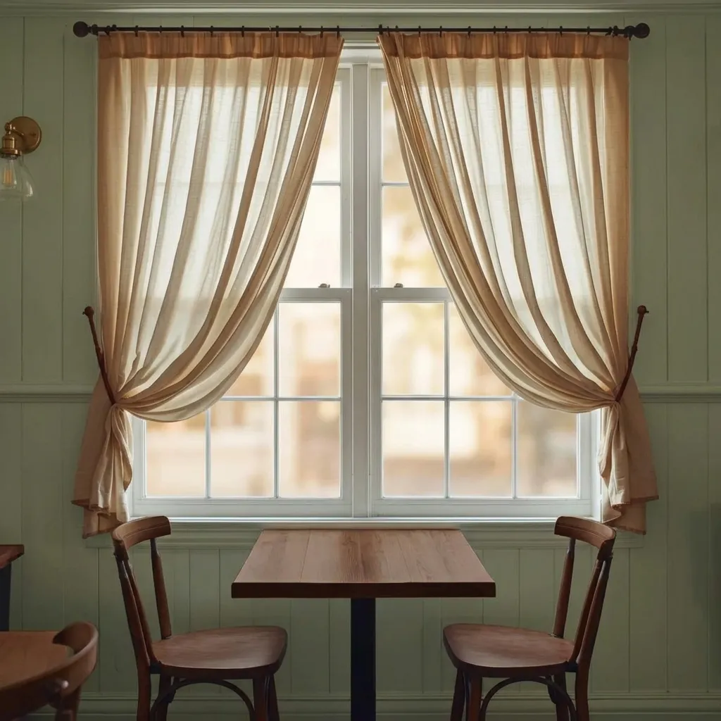 5.Cafe Curtains