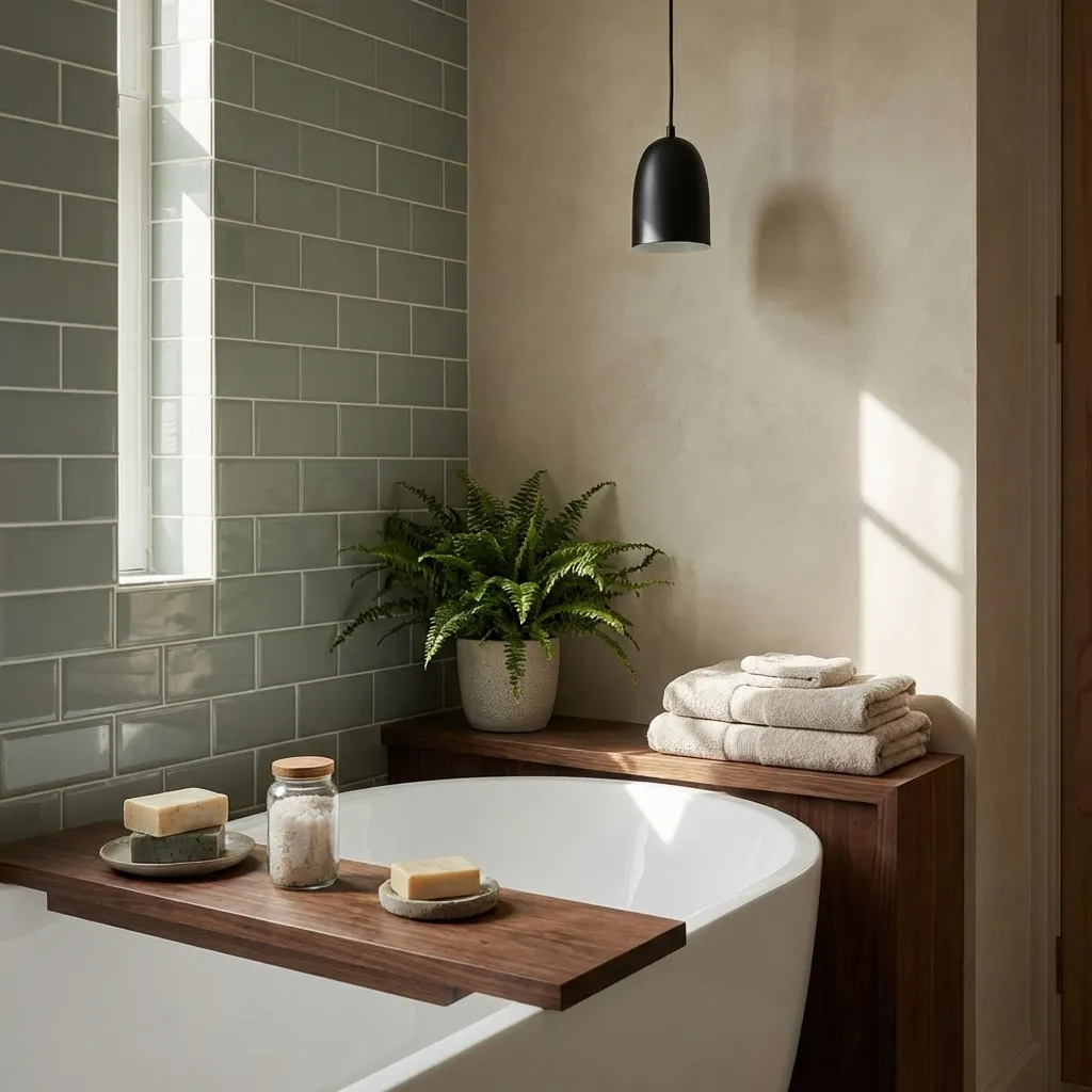 5.Green Subway Tile