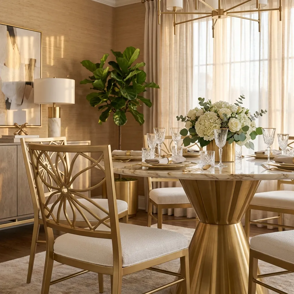 5.Metal Dining Chair