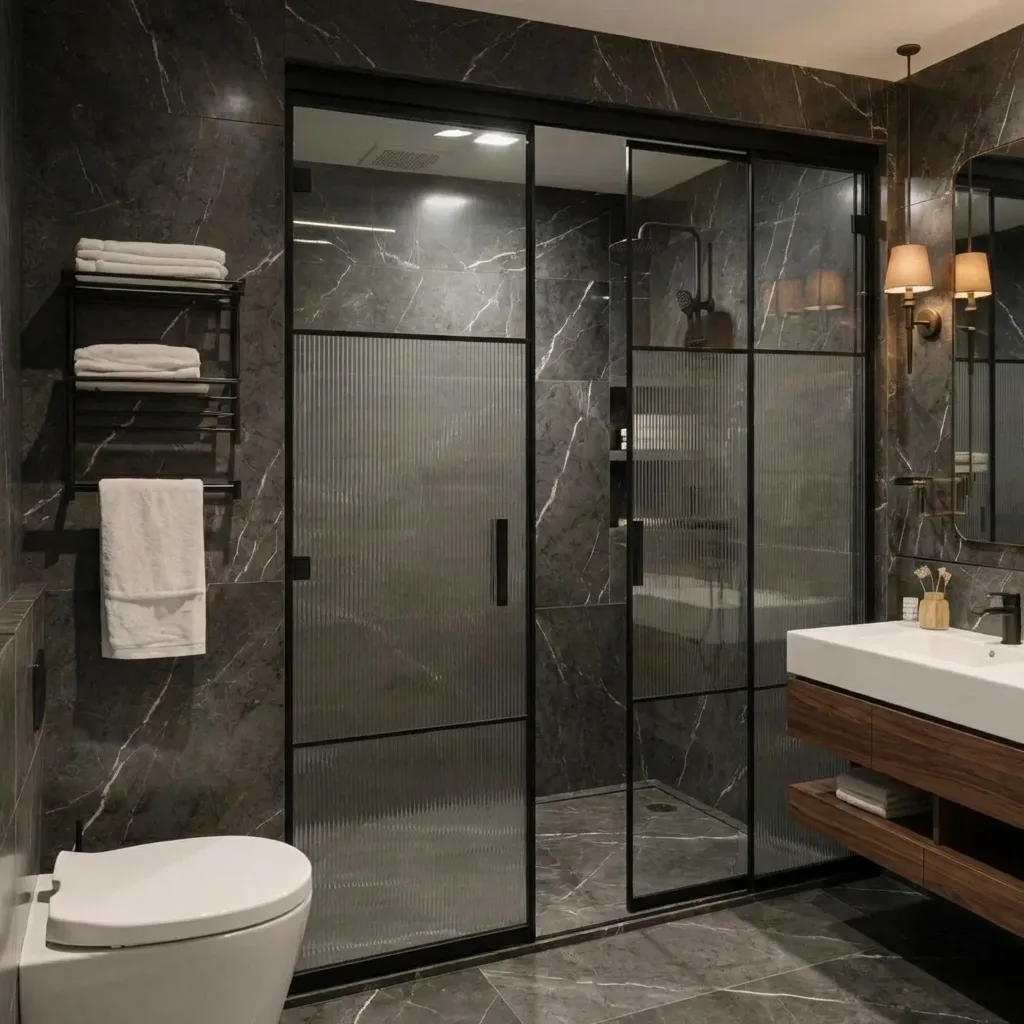 5.Sliding Door Shower Glass