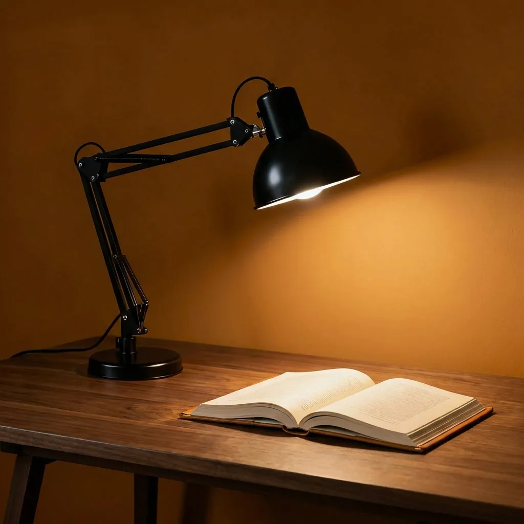 6.Black Desk Lamp