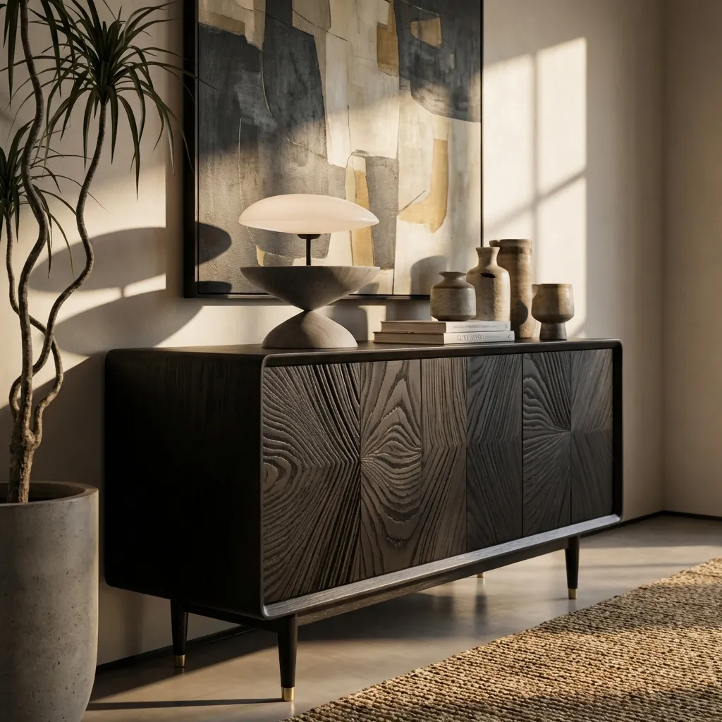 6.Black Sideboard
