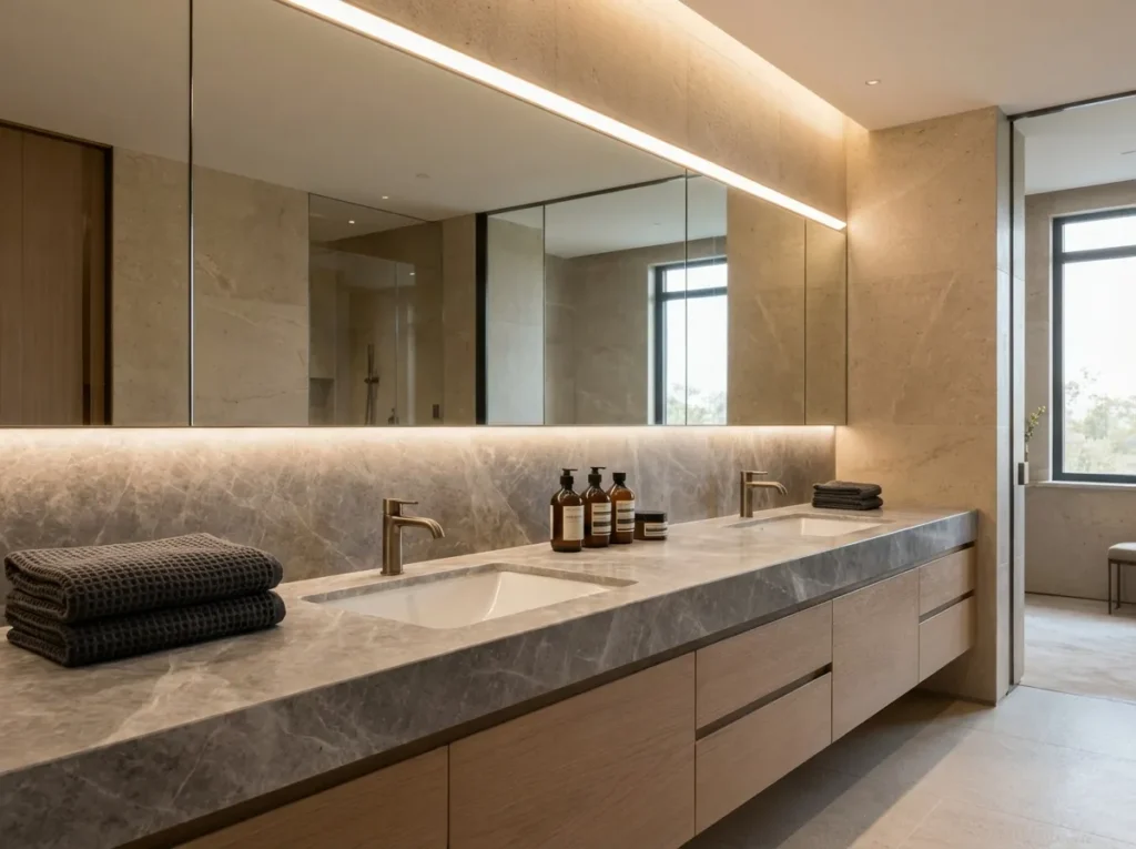 6.Large Bathroom Mirror