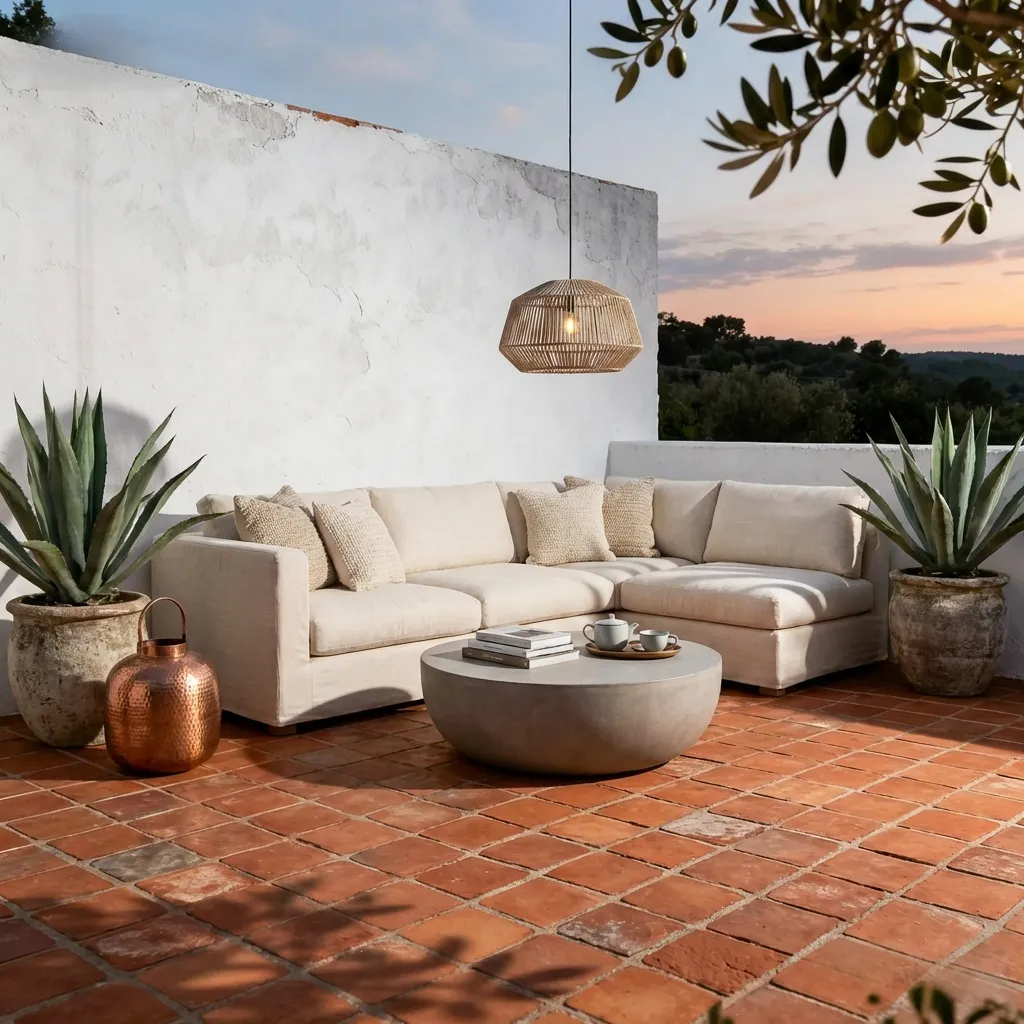 6.Outdoor Terracotta Tiles