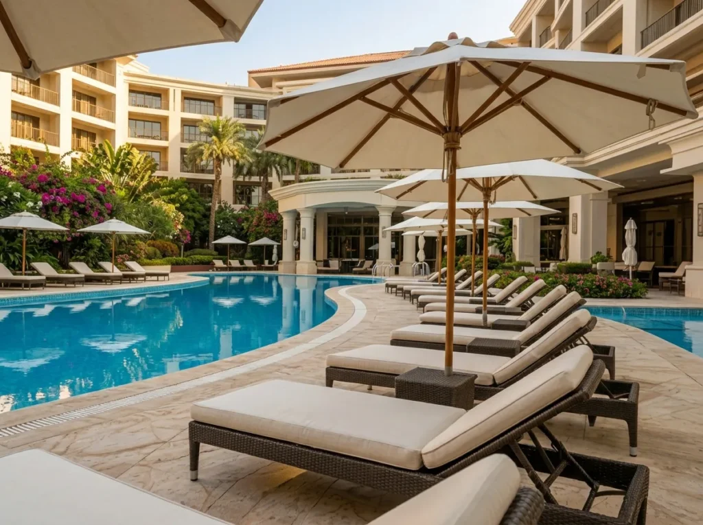 7.Five Star Hotel Swimming Pool Area