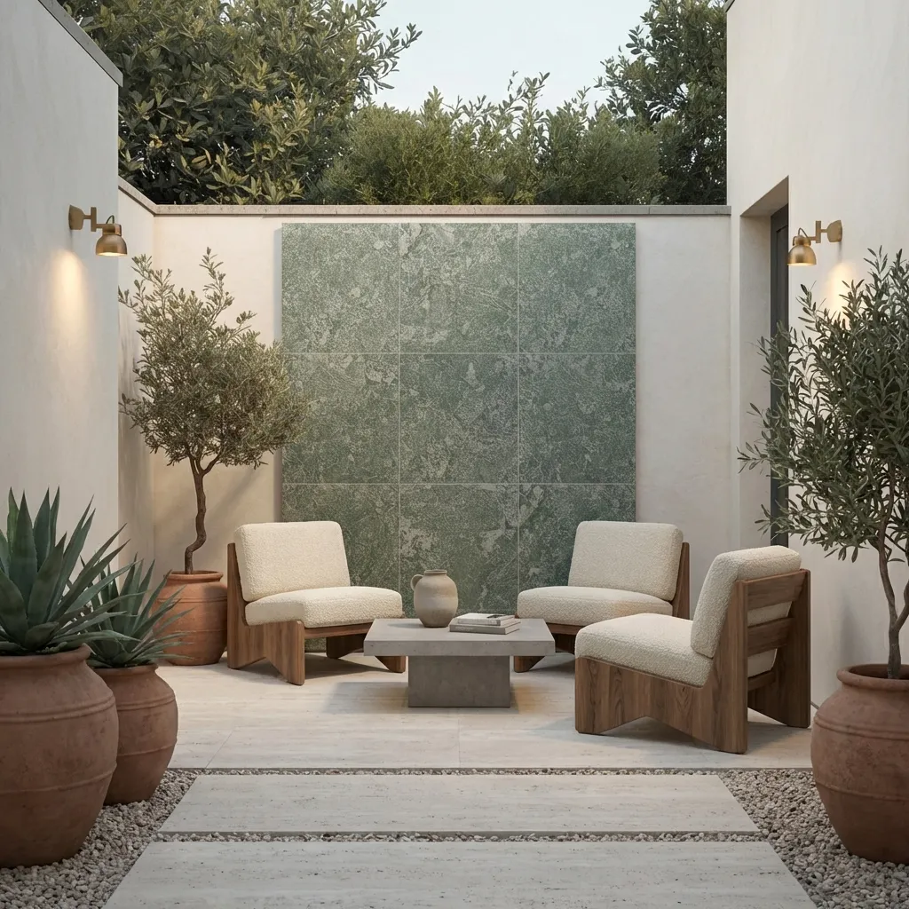 7.Green Terrazzo Tiles